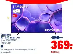Makro Samsung 55" LCD smart-tv aanbieding