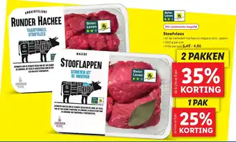 Lidl Stoofvlees 500g aanbieding