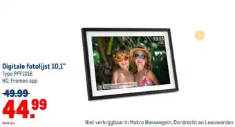 Makro Digitale fotolijst 10,1 aanbieding