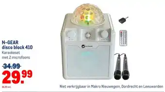 Makro N-GEAR disco block 410 aanbieding