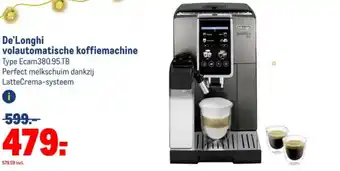 Makro De'Longhi volautomatische koffiemachine aanbieding
