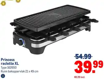 Makro Princess raclette XL aanbieding
