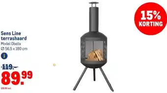 Makro Sens Line terrashaard aanbieding