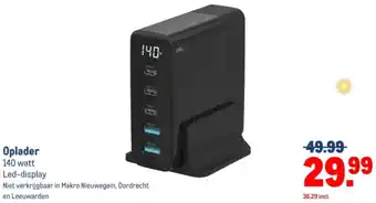 Makro Oplader aanbieding
