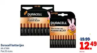 Makro Duracell batterijen aanbieding