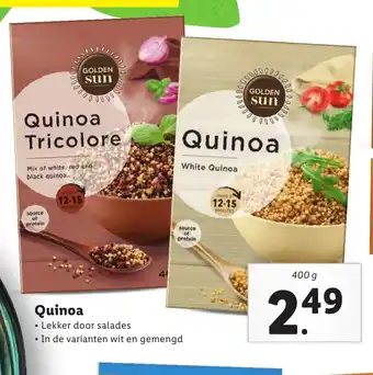 Lidl Quinoa 400g aanbieding