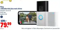 Makro Ring videodeurbel plus met chime aanbieding