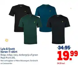Makro Lyle & Scott heren-T-shirt aanbieding