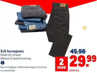 Makro DJX herenjeans aanbieding