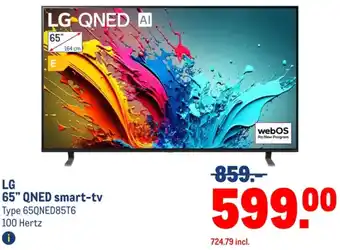 Makro LG 65" QNED smart-tv aanbieding