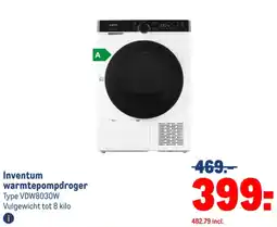 Makro Inventum warmtepompdroger aanbieding