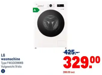 Makro LG wasmachine aanbieding