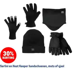 Makro Sarlini en Heat Keeper handschoenen, muts of sjaal aanbieding