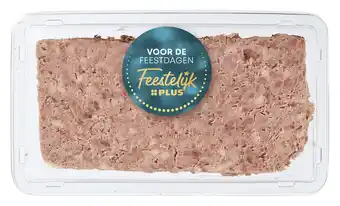 PLUS Feestelijk PLUS Ree paté aanbieding