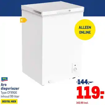 Makro Aro diepvriezer aanbieding