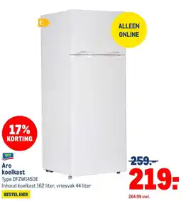 Makro Aro koelkast aanbieding