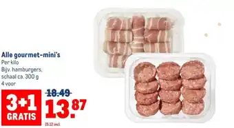 Makro Alle gourmet-mini's aanbieding