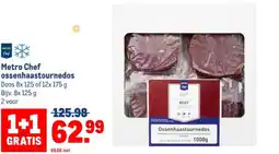 Makro Metro Chef ossenhaastournedos aanbieding