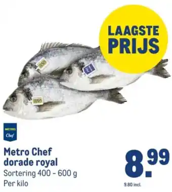 Makro Metro Chef dorade royal aanbieding