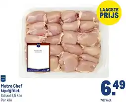 Makro Metro Chef kipdijfilet aanbieding