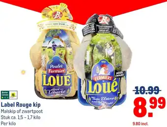 Makro Label Rouge kip aanbieding