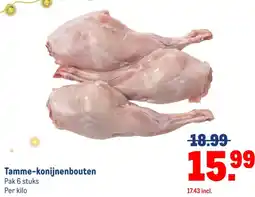 Makro Tamme-konijnenbouten aanbieding