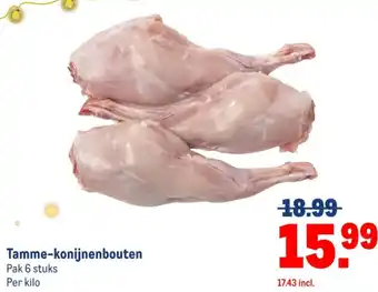 Makro Tamme-konijnenbouten aanbieding
