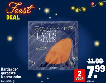 Makro Hardanger gerookte Noorse zalm aanbieding