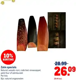 Makro Zalm specials aanbieding