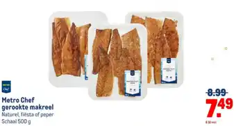 Makro Metro Chef gerookte makreel aanbieding