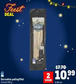 Makro Gerookte palingfilet aanbieding