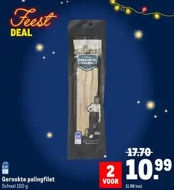 Makro Gerookte palingfilet aanbieding