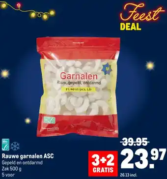 Makro Rauwe garnalen ASC aanbieding