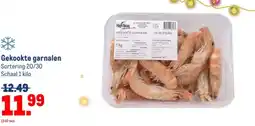 Makro Gekookte garnalen aanbieding