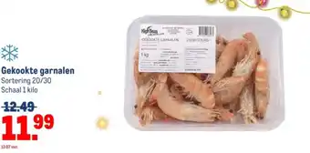 Makro Gekookte garnalen aanbieding