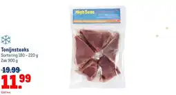 Makro Tonijnsteaks aanbieding