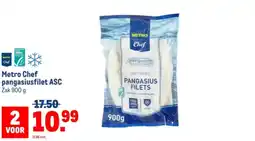 Makro Metro Chef pangasiusfilet ASC aanbieding