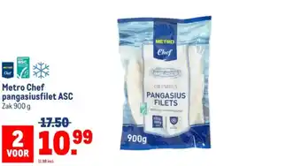 Makro Metro Chef pangasiusfilet ASC aanbieding