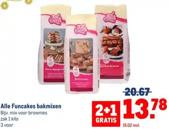 Makro Alle Funcakes bakmixen aanbieding