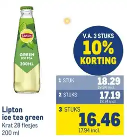 Makro Lipton ice tea green aanbieding