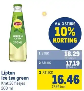 Makro Lipton ice tea green aanbieding