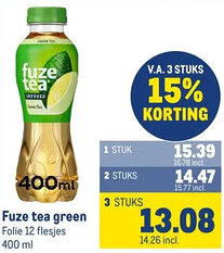 Makro Fuze tea green aanbieding