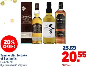 Makro Tamnavulin, Tenjaku of Bushmills aanbieding