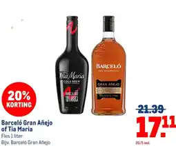 Makro Barceló Gran Añejo of Tia Maria aanbieding