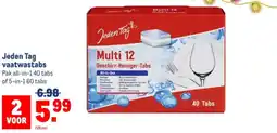 Makro Jeden Tag vaatwastabs aanbieding