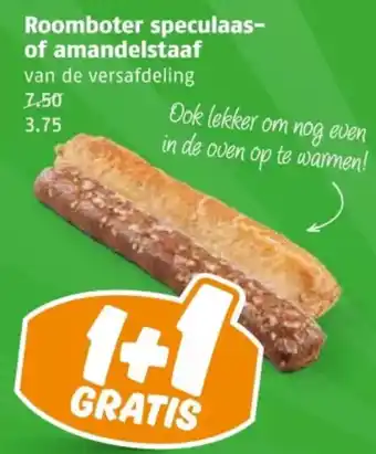 Poiesz Roomboter speculaas of amandelstaaf aanbieding