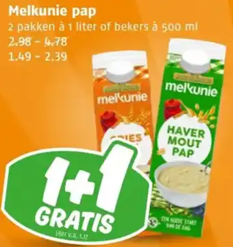 Poiesz Melkunie pap aanbieding