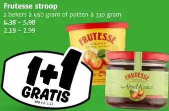Poiesz Frutesse stroop aanbieding