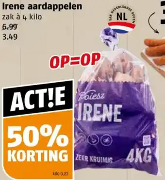 Poiesz Irene aardappelen aanbieding