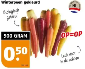 Poiesz Winterpeen gekleurd aanbieding